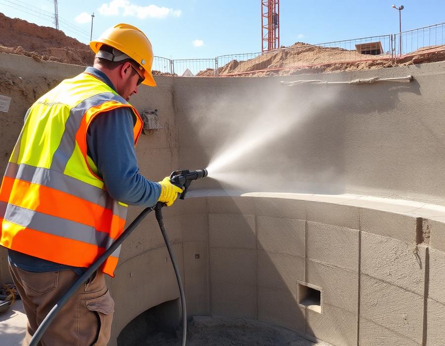 Concrete Spraying
